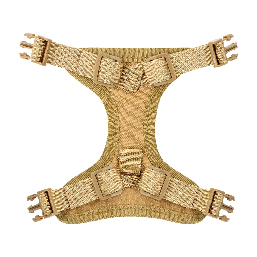 Tactical Cat Harness Leash with 9 Patches Small Dog Puppy Vest Straps with Handle Harnesses Training Adjustable Pet Accessories