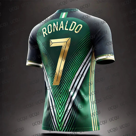 Chatgpt Special Edition Ronaldo No7 Football Jersey Breathable Quick Drying Sweat Wicking Sport Training Jersey For Adult/Kid