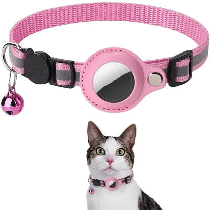 Cat GPS Tracker Collar, Waterproof, Reflective, Anti-Lost, PU Material