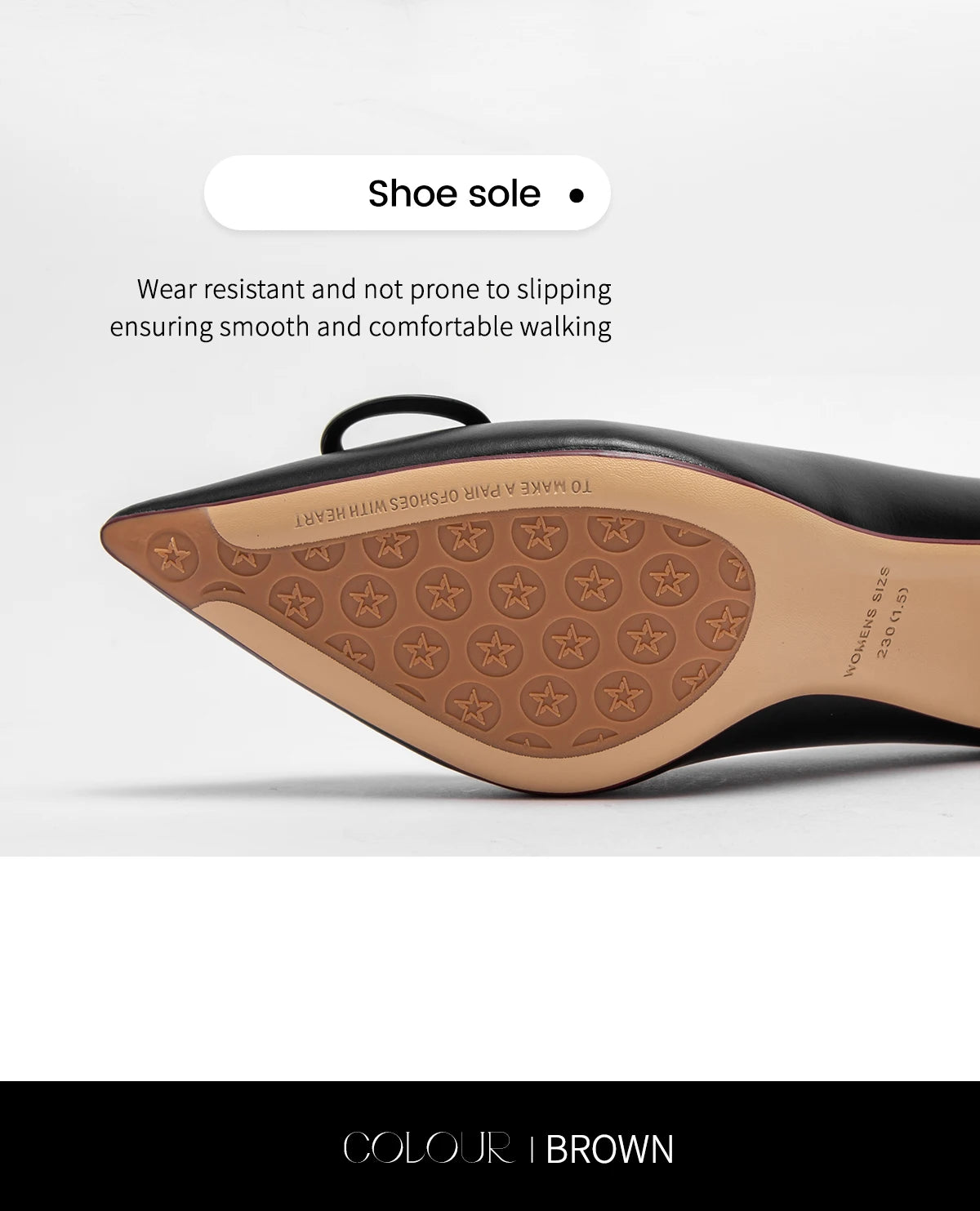 Women's Pointed Toe Pumps With Ankle Strap, 9cm Heel, Metal Buckle