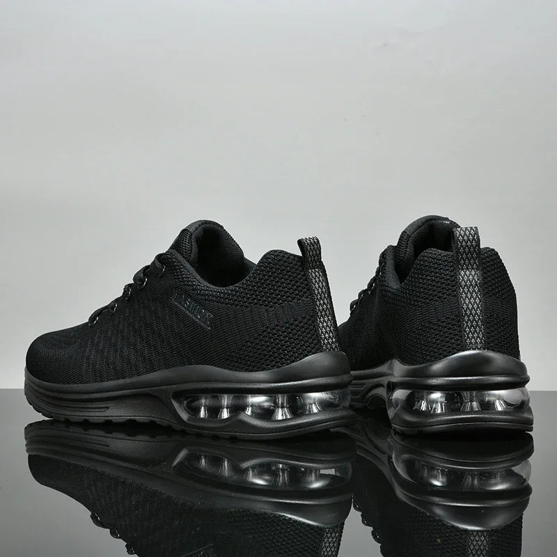 Mens Running Shoes Outdoor Sports Casual Mesh Tennis Shoes Lace-up Lightweight Gym Jogging Shoes for Men 2025 New Male Sneakers