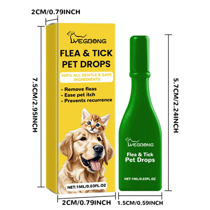 Cat Topical Flea and Tick Treatment Drops for Cats