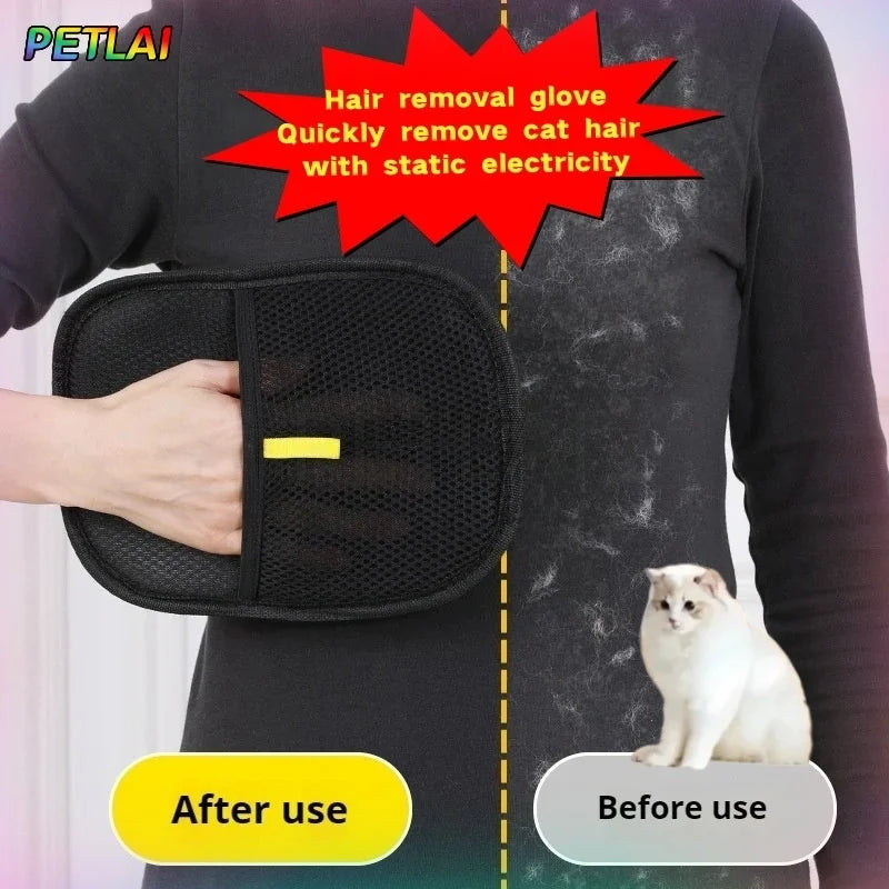 Reusable Pet Hair Removal Glove for Cats and Dogs