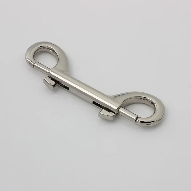 Dog Leash Clip Pets Carabiner Auto Locking Carabiner With Swivel Rotating Ring For Outdoor Keychain Pet Leash Hook Accessories