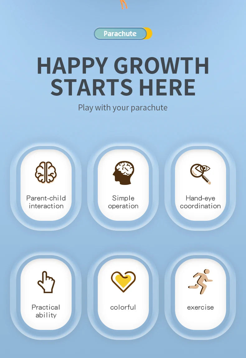 6/12PCS Parachute Toy Tangle Free Outdoor Flying Parachute Hand Throw Flying Toys for Spring Children's Day Kids Party Favors