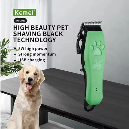 Pet Hair Trimmer Rechargeable Adjustable For Cats And Dogs