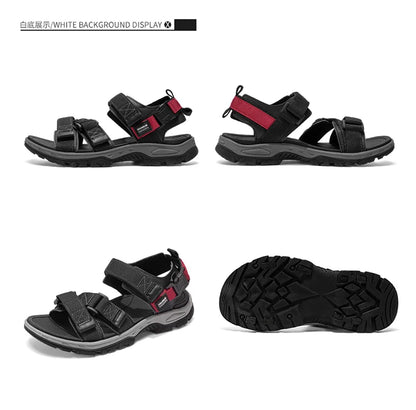 Men's Summer Polyester Sandals Lightweight Casual Beach Shoes
