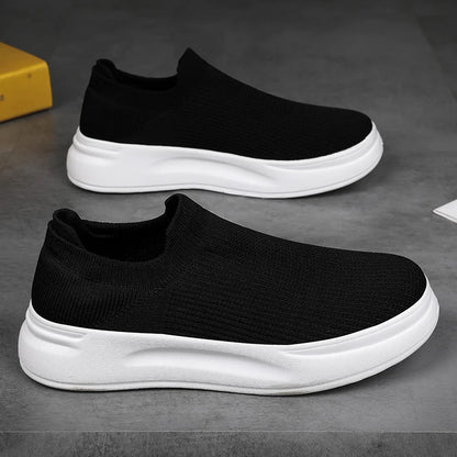 Mesh Breathable Walking Shoes Cotton Casual Sneakers