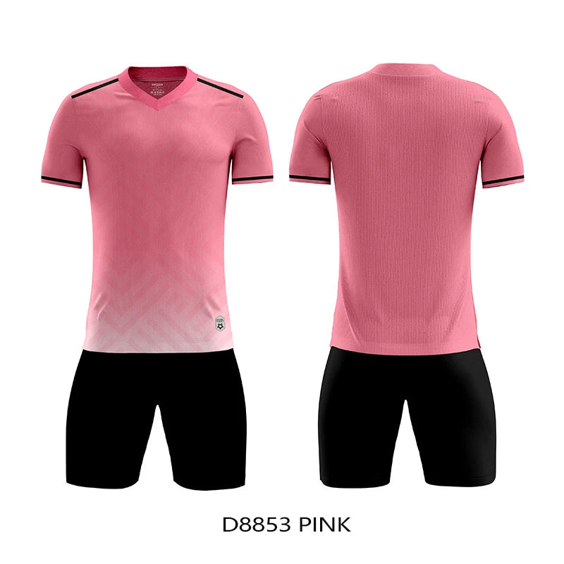 MAN Football Jerseys Team Training Customize Professional Women Soccer Uniform Adult Kids Futsal Quick-Drying Sportswear Outfit