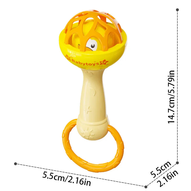 3/1pcs Baby Rattles 0 12 Months Baby Educational Toys Shaker Grab Spin Set Sensory Educational Newborn Gift for Infant Boy Girls