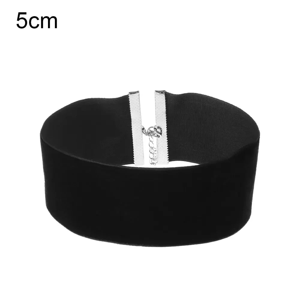 Goth Black Velvet Choker Necklaces Gothic Style Rope Women Neck Decoration 2025 Chocker Jewelry On The Neck Collar For Girl Kpop