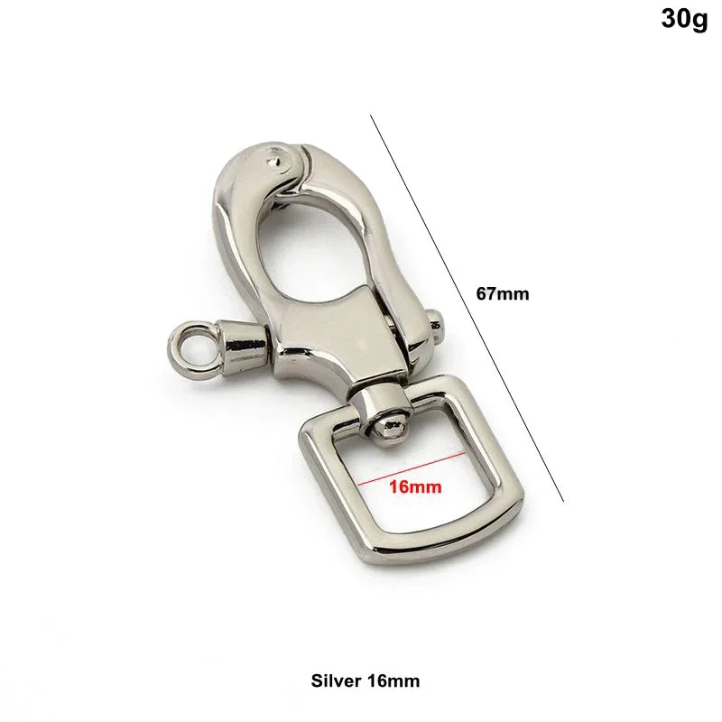 Dog Leash Clip Pets Carabiner Auto Locking Carabiner With Swivel Rotating Ring For Outdoor Keychain Pet Leash Hook Accessories