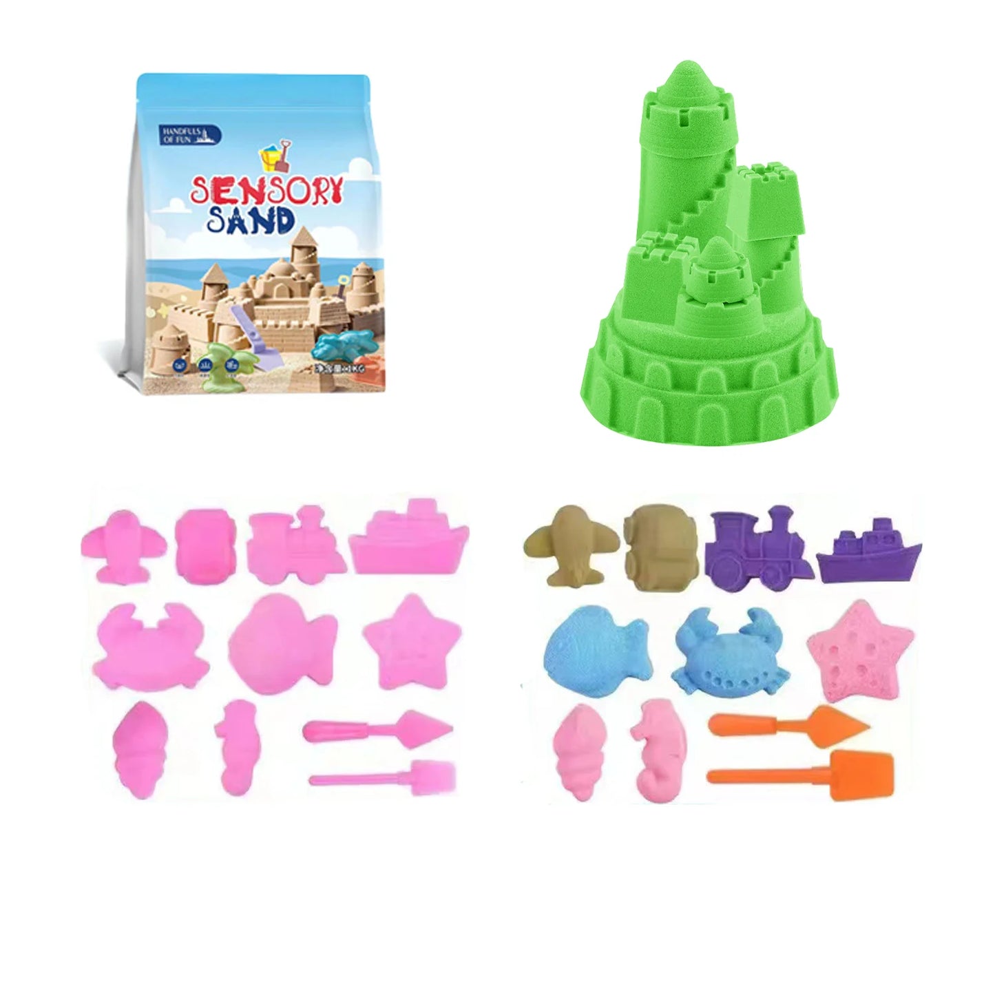 500g/bag Educational Sand Clay Amazing DIY Indoor Magic Playing Sand Children Toys Mars Space Sand 5 Colours Availible