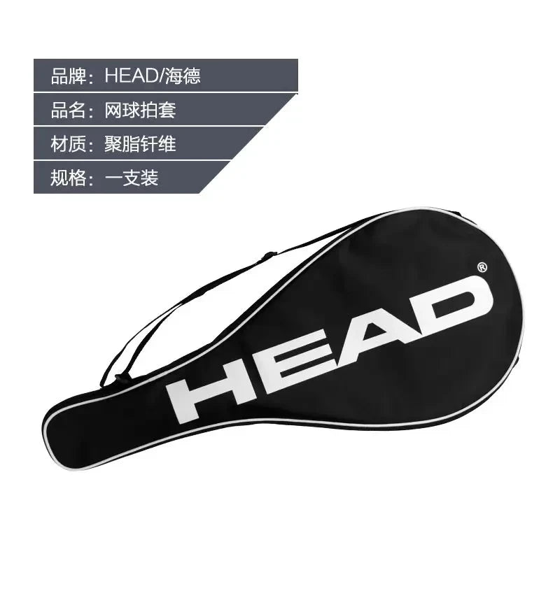 HEAD Tennis Racket Cover Waterproof Durable Adult Teenager Sports Shoulder Bag with Adjustable Shoulder Strap