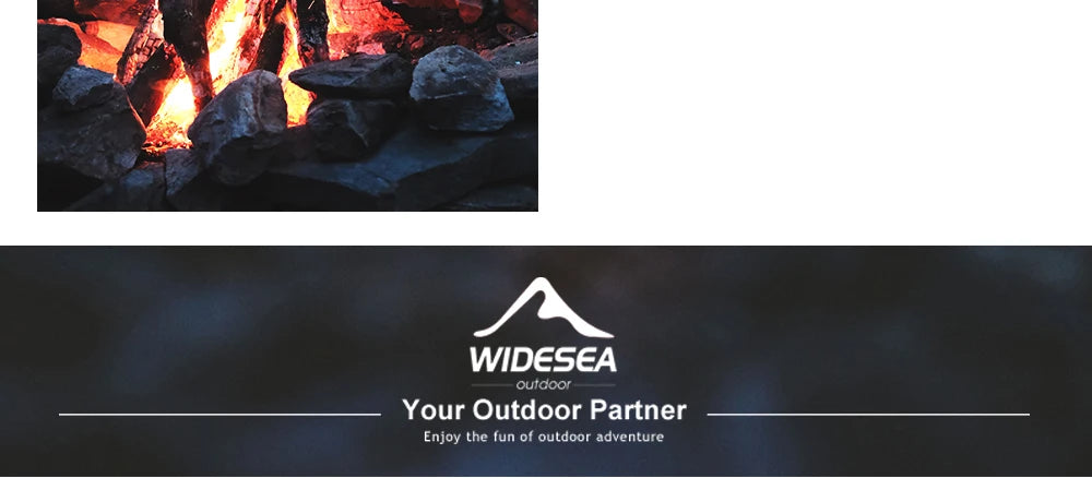 Widesea Camping Cooking System with Heat Exchanger Outdoor Gas Burner Stove Tourist Pot Set Cup Tableware Cookware Tourism Hike