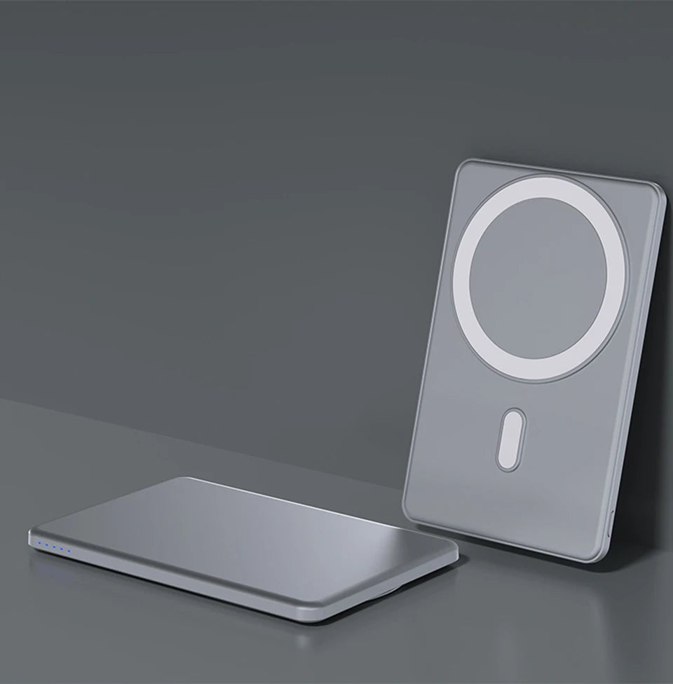 Magnetic Wireless Power Bank for Magsafe For iPhone 16 15 14 13 12 Pro Max 15W 5000mAh Portable Fast Charging External Battery