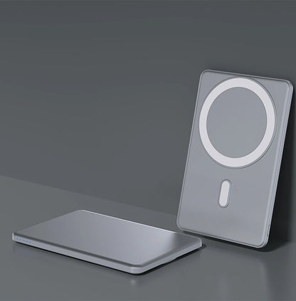 Magnetic Wireless Power Bank 5000mAh 15W Black or Silver
