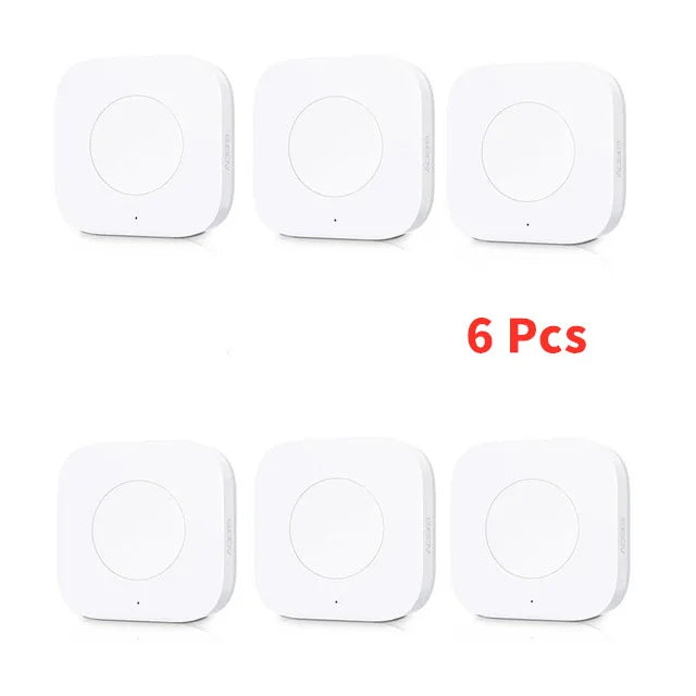 Aqara Sensor Smart Wireless Mini Switch Key Zigbee Connection Remote One Key Control Button Home Security Mihome Homekit