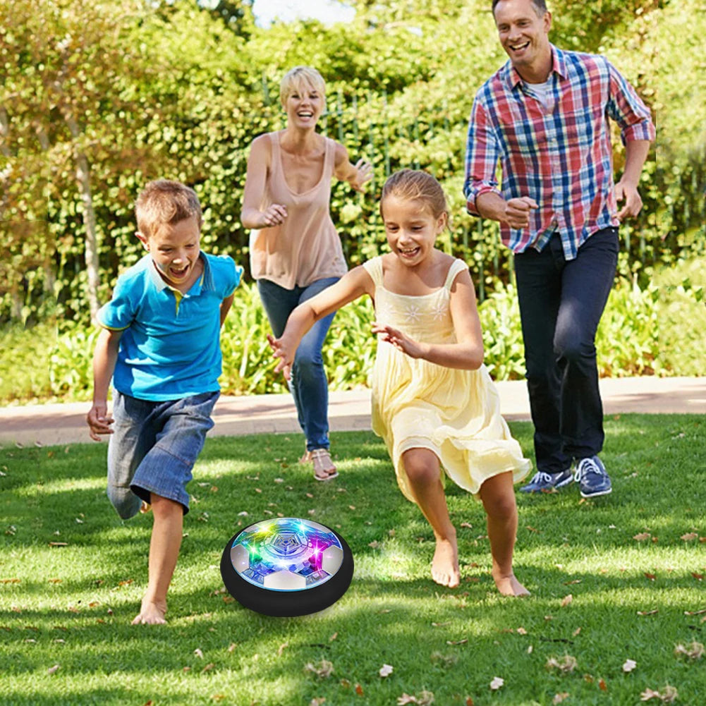 Air Floating Soccer Ball with LED Light and Foam Bumper Indoor Outdoor  Soccer Ball  Floating Soccer Gifts for Kids