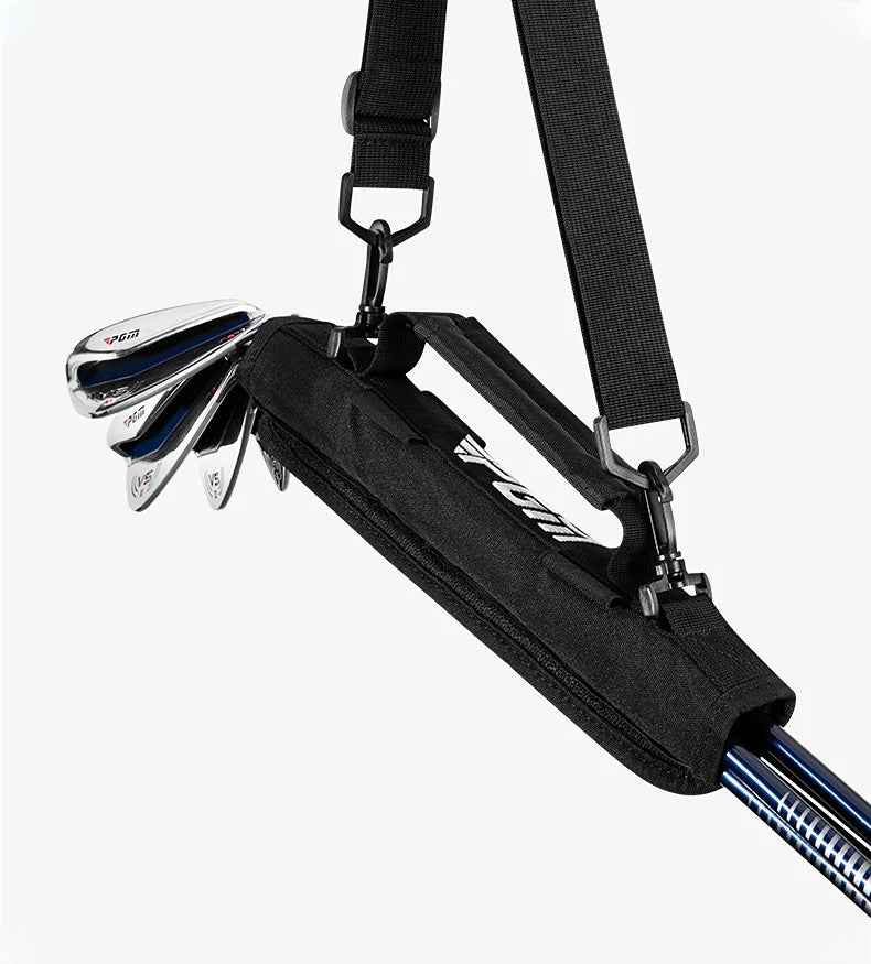 PGM Portable Mini Golf Bag Can Hold 5 Clubs Ultra-light Simple Hand bag Backpack Carrier Belt SOB006