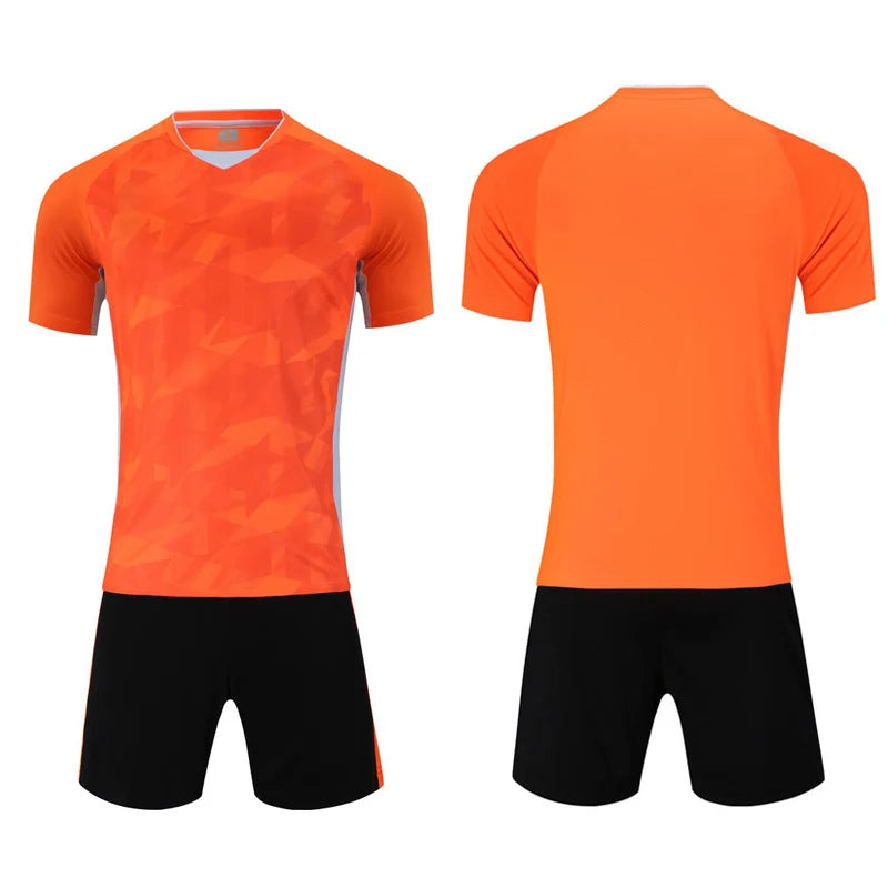 Adult Kid Football Jersey Men Customize Soccer Uniform Sports Shirt Women Futsal Sportswear Child Team Training Tracksuit Outfit