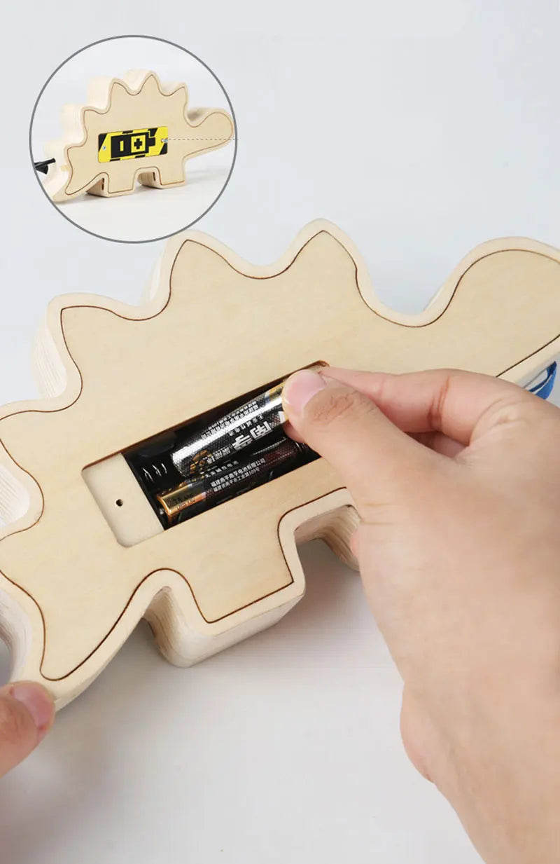 Montessori Busy Board Sensory Toys Wooden With LED Light Switch Control Board Travel Activities Children Games For 2-4 Years Old