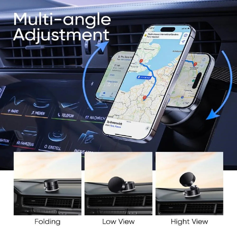 Suction Cup Magnetic Phone Holder Lazy Multi-functional Foldable Storage Holder Vacuum Suction Phone Holder