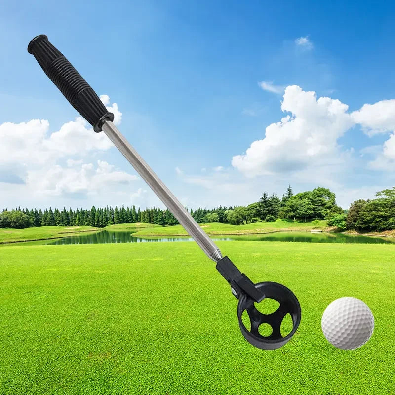 Retractable Golf Ball Picker Stainless Steel High Quality Portable Tools Telescopic Automatic Locking Picker Golf Ball Tools