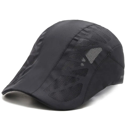 Men's Sports Sun Hat With Breathable Mesh Cotton Polyester Cap