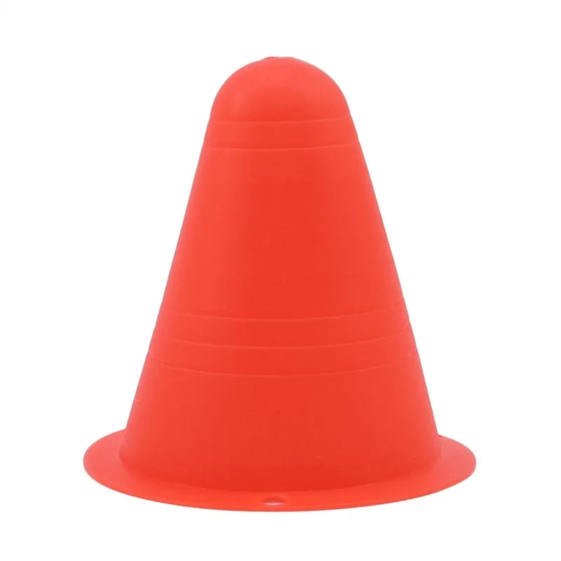 10Pcs/Set Skate Marker Training Road Cones Roller Football Soccer Rugby Training Soft Tower Skating Obstacle Roller Skate Pile