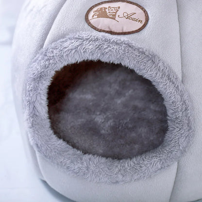 Tent-Style Cat and Small Dog Pet Bed Mat 100 Percent Cotton