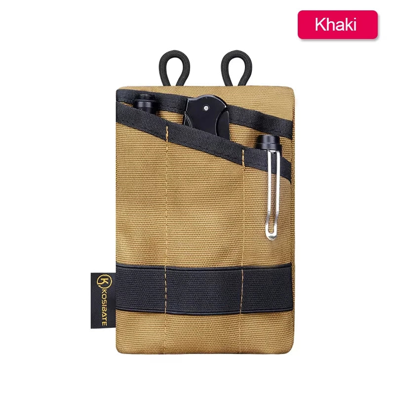 Tactical EDC bag wallet bag mini waist bag card key with waist bag camping, hiking, hunting, fishing, outdoor coin wallet