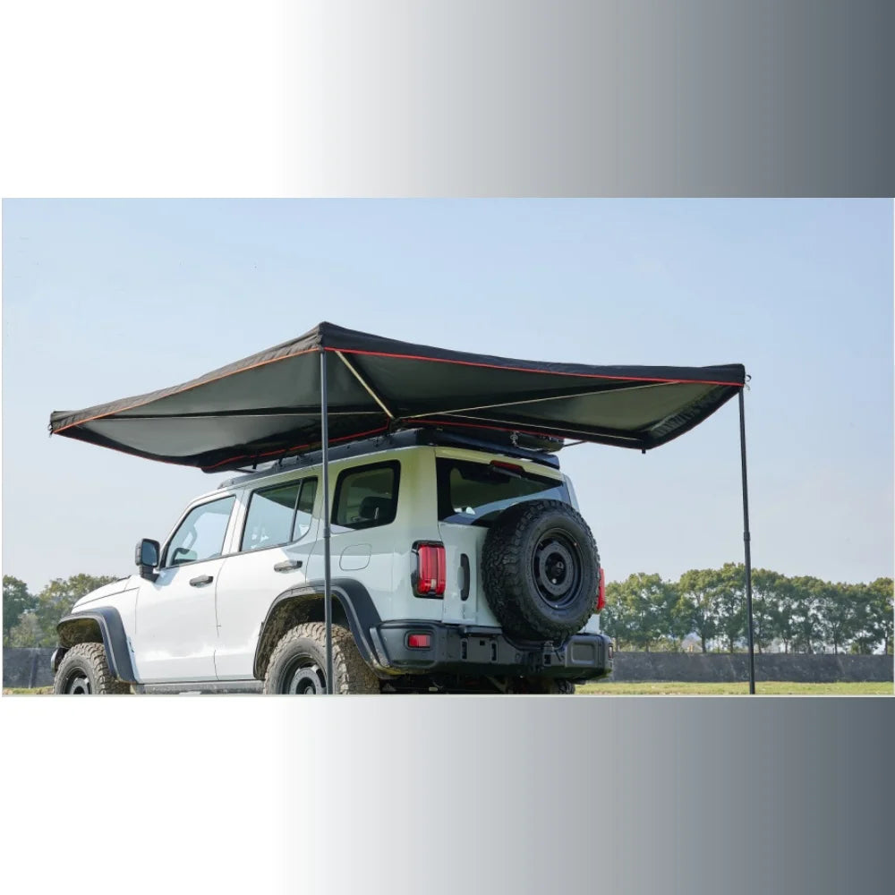 Aluminum Four-Person Rooftop Tent, Hard Shell, Closed Size 212x131x19 cm
