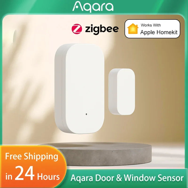 Aqara Door Window Sensor Zigbee Wireless Connection Smart Mini door sensor Home Assistant for Mijia Gateway Home HomeKit APP