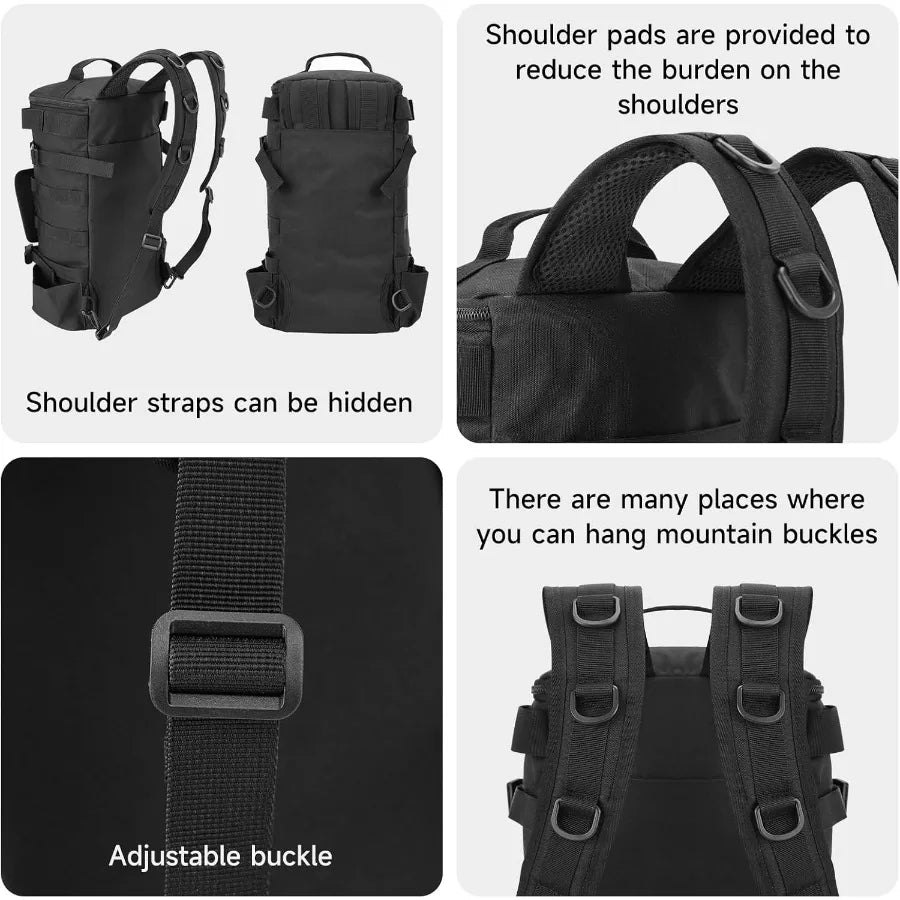 Fishing Bag Sling Tackle Storage Backpack Fishing Gear Bag Outdoor Lightweight Water-Resistant Store Gear and Equipment
