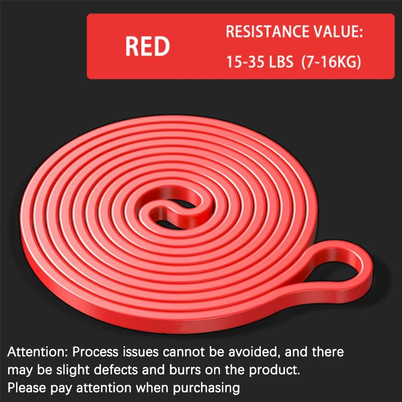 175-250LBS Yoga Multi-Purpose Thickened Heavy-Duty Elastic Band Fitness Training Resistance Stretching Band Thick Circle
