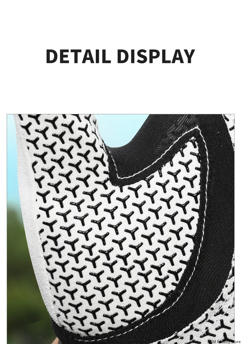 PGM Professional Golf Gloves Microfiber Cloth Fabric Breathable Non-Slip Club Swing Putting Training Glove ST037