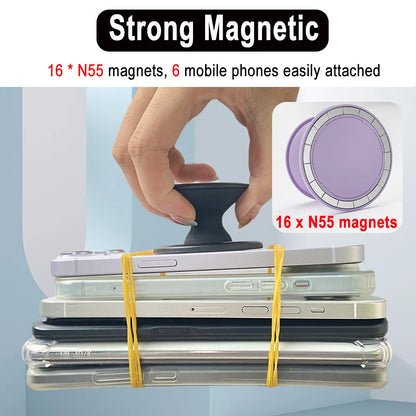 Universal Magnetic Phone Holder Stand Silicone Grip