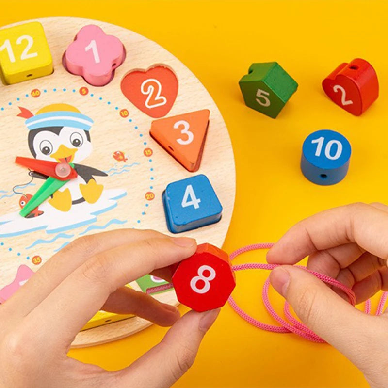 Montessori Wooden Toys for Children 3 4 5 6 7 8 Years Development Games Wood Puzzle for Kids Educational Boy Girl Gift TMZ