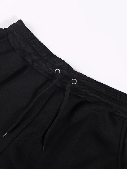 Men's Casual Cargo Sweatpants With Pockets, Drawstring Waist, Polyester, S-2XL