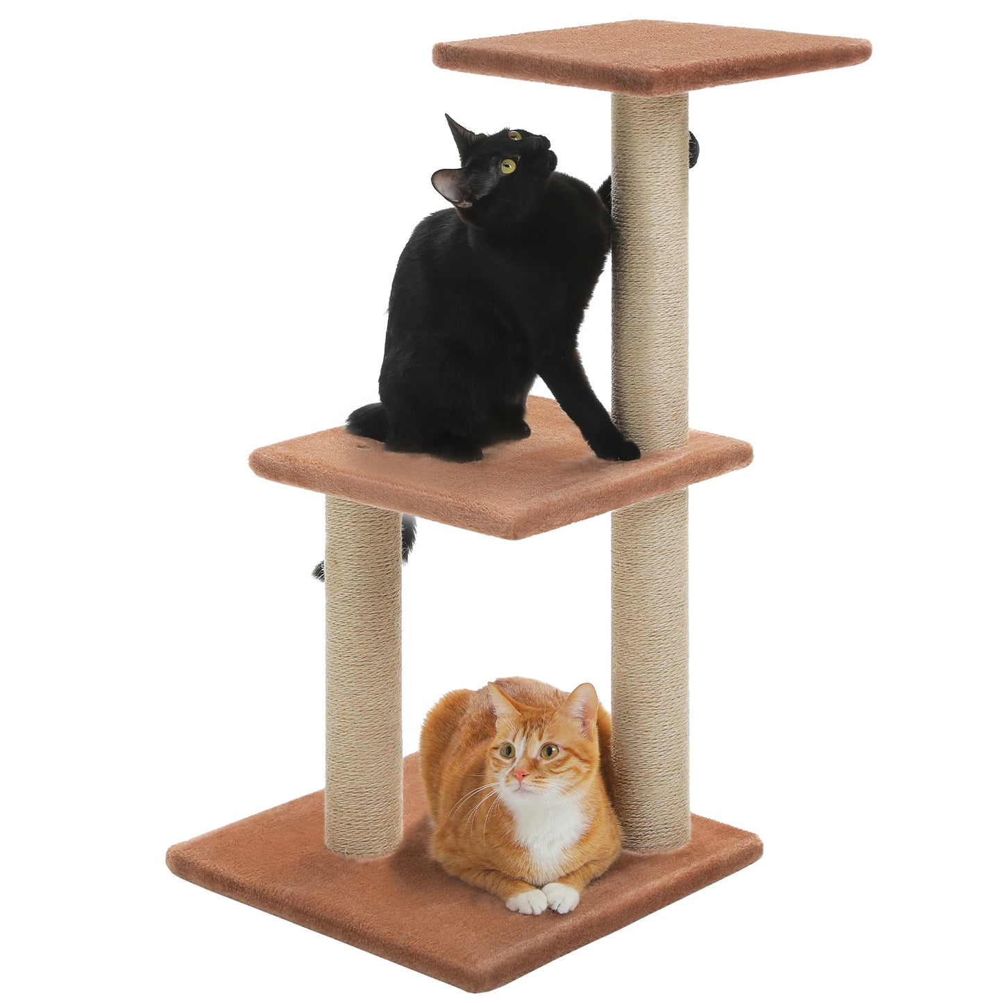 Indoor Cat Tree & Tower with Scratching Posts and Hammock – 2 Styles