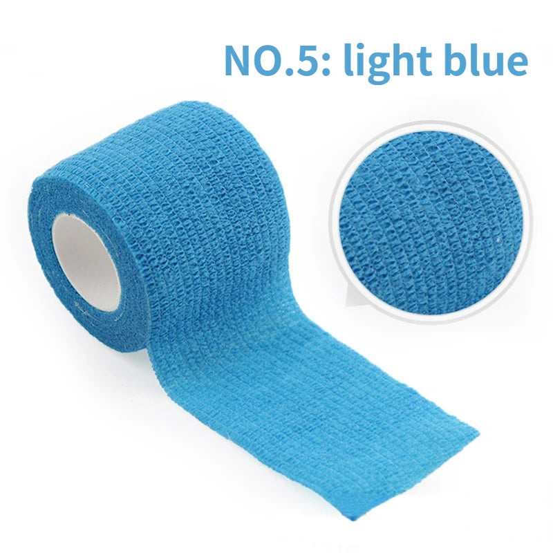 Sports Bandage Elastic Elastoplast Self Adhesive Tape Protect Wrist Palm Finger Arm Shoulder Knee Ankle Pets Leg Tattoo Safety