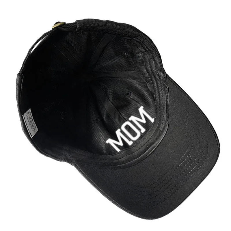 DAD MOM Embroidery Pure Cotton Men's Baseball Cap For Man  Womne's Fashion Sport Golf Caps Sun Hat Dropshipping