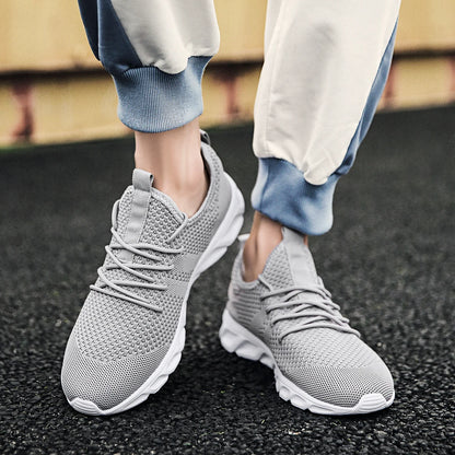 Men's Running Shoes Breathable Antiskid Wear-Resistant Casual Sneakers