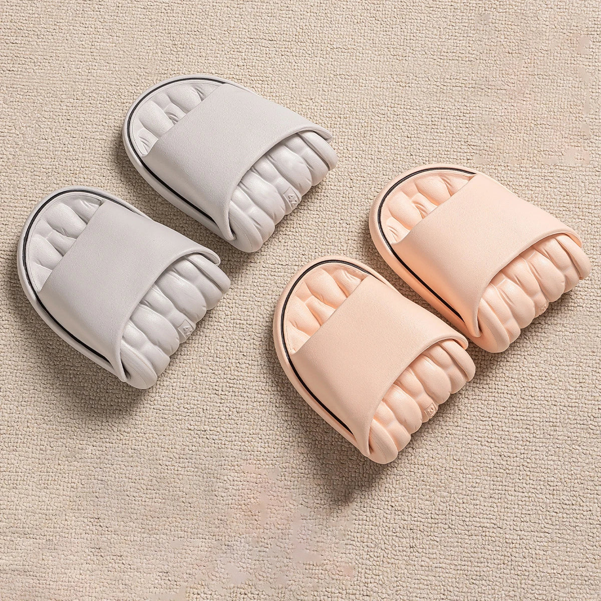 TZLDN Summer Women Home Slippers Beach Flat Fold Sandals Soft Comfortable Non-Slip Slides Indoor Outdoor Men Bathroom Flip Flops