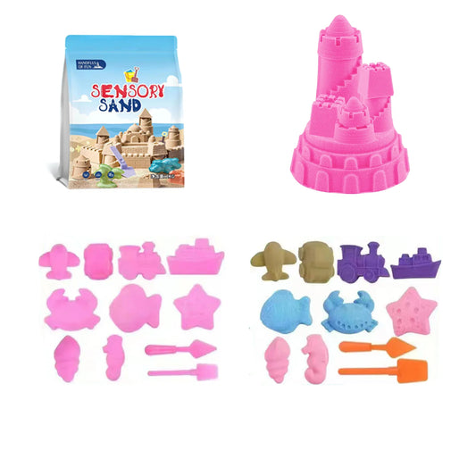 500g/bag Educational Sand Clay Amazing DIY Indoor Magic Playing Sand Children Toys Mars Space Sand 5 Colours Availible