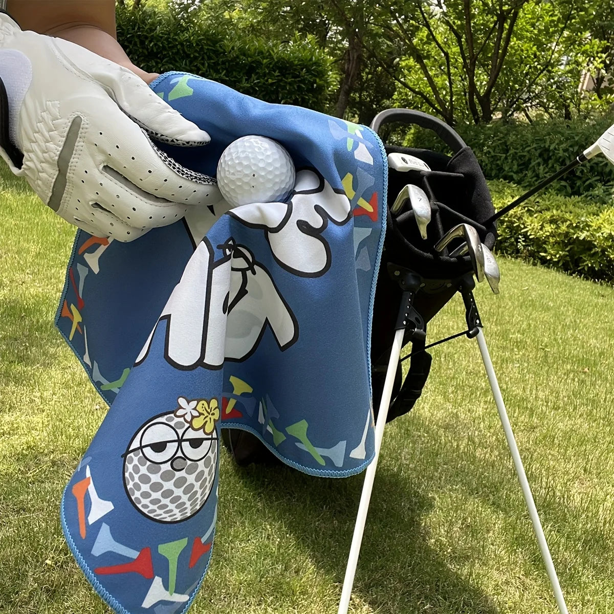 New Style Premium Golf Towel, Double Sided Print, Perfect for Golf Bags, Fun & Creative Gifts for Men or Women.