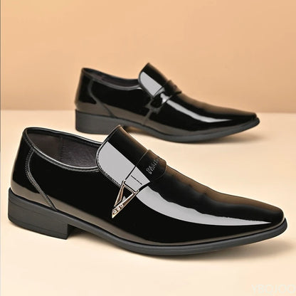 Men's Slip-On Office Formal Shoes, PU Lining, Low Cut
