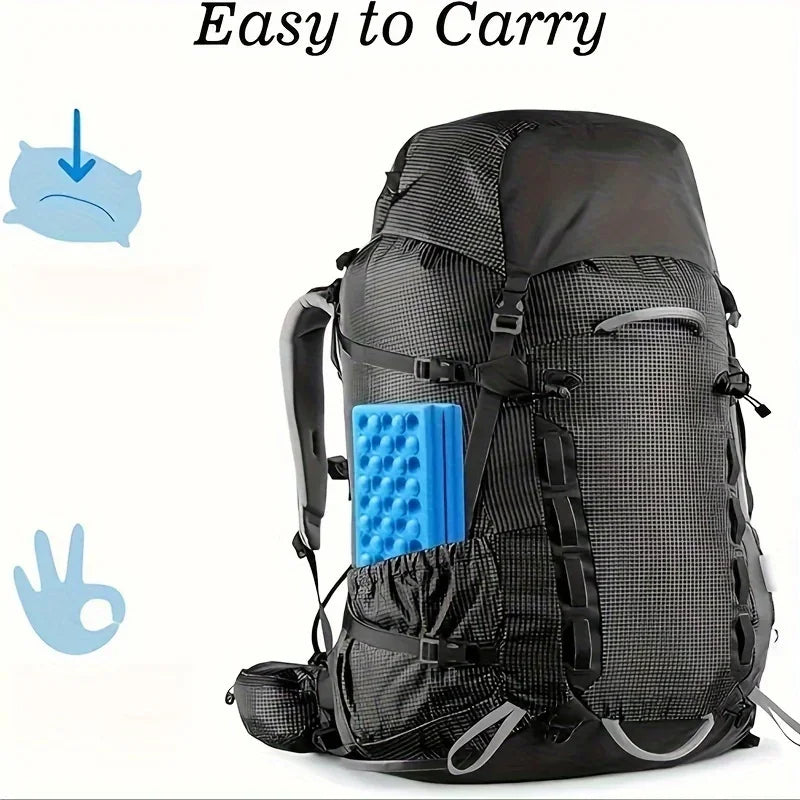 Honeycomb Massage Mat 6-Fold XPE Cushion Outdoor Hiking Camping Training Park Foldable Pillow Picnic Sitting Moisture-proof Pad