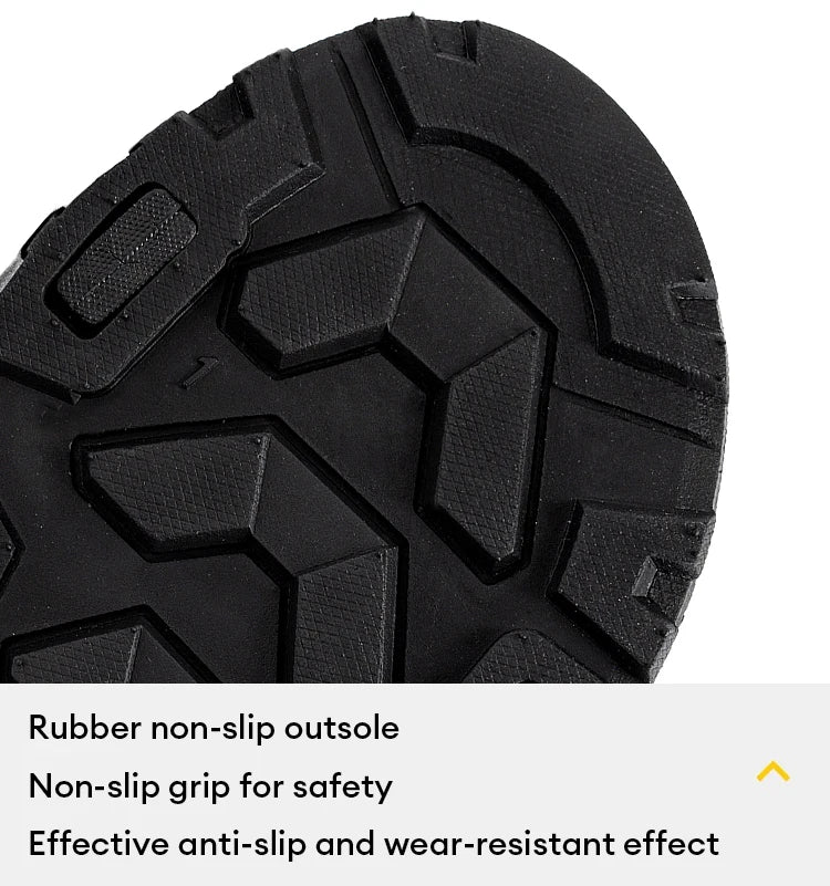 Men's Open Toe Sandals Breathable Casual Beach Shoes Black EVA Insole